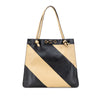 Gucci Smooth Calfskin Diagonal Striped Zumi Tote Secondhand