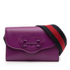 Gucci Mini Leather Horsebit 1955 Web Crossbody Secondhand
