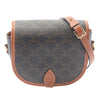Celine Medium Triomphe Coated Canvas Folco Crossbody Secondhand