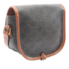 Celine Medium Triomphe Coated Canvas Folco Crossbody Secondhand