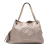 Gucci Medium Metallic Leather Soho Chain Tote Secondhand