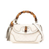 Gucci Medium GG Canvas New Bamboo Satchel Secondhand