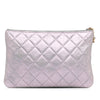 Chanel Iridescent Crumpled Calfskin Trio Cosmetic Case Secondhand