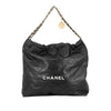 Chanel Medium Quilted Shiny Calfskin 22 Handbag Secondhand