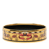 Hermès Wide Enamel Horse Carriage Bangle 65 Secondhand
