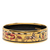 Hermès Wide Enamel Horse Carriage Bangle 65 Secondhand