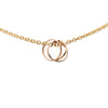 Cartier 18K Tricolor Gold Trinity Chain Necklace Secondhand