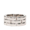 Cartier 18K White Gold Triple Row Maillon Panthère Ring Secondhand