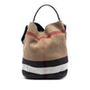 Burberry Medium Mega Check Canvas Ashby Bucket Bag Secondhand
