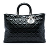Dior Extra Large Patent Cannage Lady Dior Secondhand