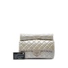 Chanel Quilted Metallic Lambskin Reissue 2.55 Roll Clutch Secondhand