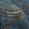 Chanel CC Quilted Denim Resin Ring Handle Bucket Bag Secondhand