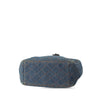 Chanel CC Quilted Denim Resin Ring Handle Bucket Bag Secondhand