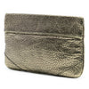 Burberry Metallic Grained Leather Wristlet Clutch Secondhand