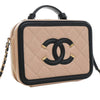 Chanel Small Caviar CC Filigree Vanity Case Secondhand