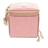 Dior Micro Patent Cannage Lady Dior Cube Pouch Secondhand