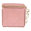 Dior Micro Patent Cannage Lady Dior Cube Pouch Secondhand