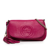 Gucci Medium Leather Soho Chain Flap Crossbody Secondhand