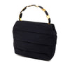 Ferragamo Nylon Tiered Grosgrain Vara Satchel Secondhand