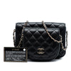 Chanel CC Quilted Lambskin Side Packs Flap Secondhand