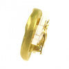 Chanel CC Gold Plated Round Clip On Earrings Secondhand