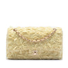 Chanel Medium Classic Fringed Tweed Double Flap Secondhand