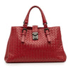 Bottega Veneta Small Nappa Intrecciato Roma Satchel Secondhand