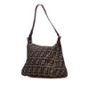 Fendi Zucca Canvas Shoulder Bag Secondhand