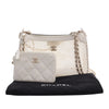 Chanel CC Mesh and Shiny Lambskin Clutch with Chain Secondhand