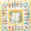 Hermès Costumes Civils Actuels Silk Scarf 90 Secondhand