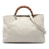 Gucci Large Calfskin Bamboo Shopper Satchel Secondhand