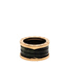 Bvlgari 18K Rose Gold and Bowenite B Zero1 Four Band Ring Secondhand