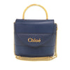 Chloé Lizard Embossed Leather Aby Lock Satchel Secondhand