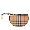 Secondhand Burberry House Check Canvas Olympia Coin Pouch