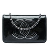 Chanel CC Patent Strass Embellished Wallet On Chain Secondhand