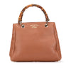 Gucci Small Calfskin Bamboo Shopper Satchel Secondhand