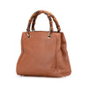 Gucci Small Calfskin Bamboo Shopper Satchel Secondhand