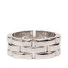 Cartier 18K White Gold Triple Row Maillon Panthère Ring Secondhand