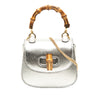 Secondhand Gucci Nano Metallic Calfskin 1947 Bamboo Top Handle Bag