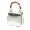 Secondhand Gucci Nano Metallic Calfskin 1947 Bamboo Top Handle Bag