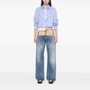 Gucci GG Canvas Web Double Pocket Belt Bag Secondhand