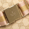 Gucci GG Canvas Web Double Pocket Belt Bag Secondhand
