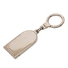 Louis Vuitton Silver Metal Luggage Tag Key Holder Secondhand