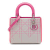 Dior Medium Tricolor Lambskin Macrocannage Stitched Lady Dior Secondhand