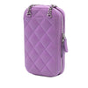 Chanel CC Quilted Lambskin Zip Phone Case Secondhand