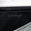 Saint Laurent Large Textured Metallic Calfskin Monogram Belle De Jour Clutch Secondhand