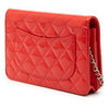 Chanel CC Patent Wallet on Chain Secondhand