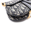 Dior Mini Oblique Canvas Saddle Bag Secondhand