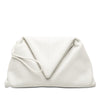 Bottega Veneta Leather BV Trine Angular Clutch Secondhand