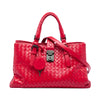 Bottega Veneta Small Nappa Intrecciato Roma Satchel Secondhand